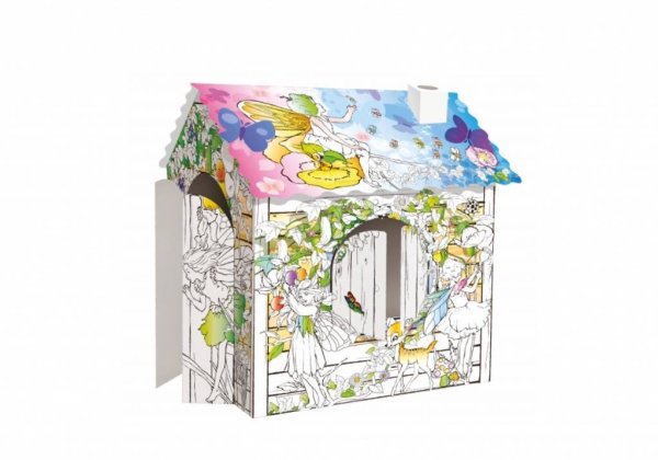 Картонный домик для Дочки