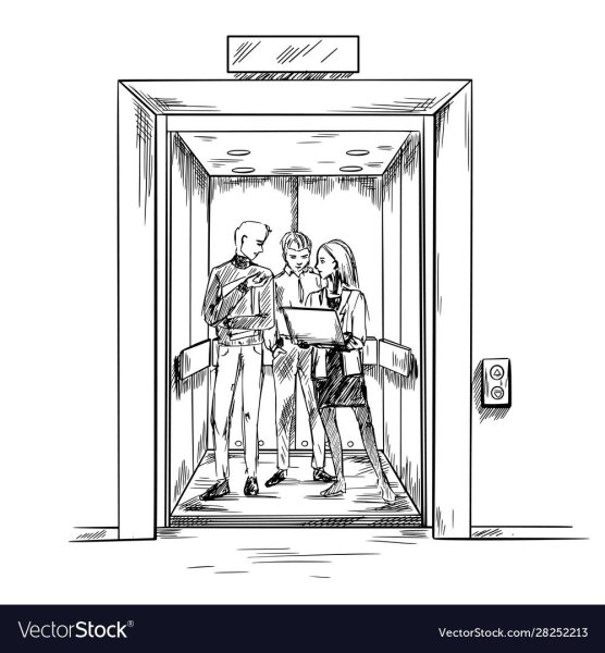 Нарисовать лифт