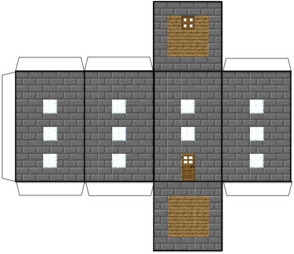 Паперкрафт майнкрафт блоки