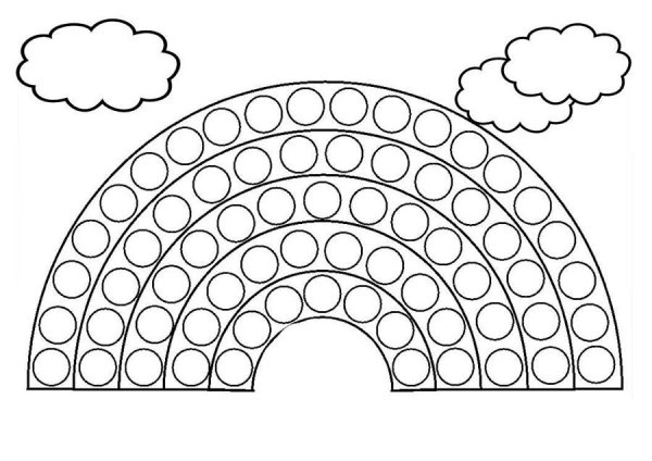 Рисование ватными палочками шаблоны