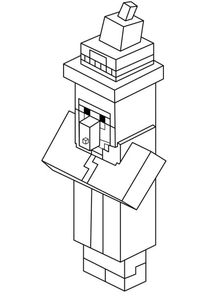 Раскраска лего майнкрафт
