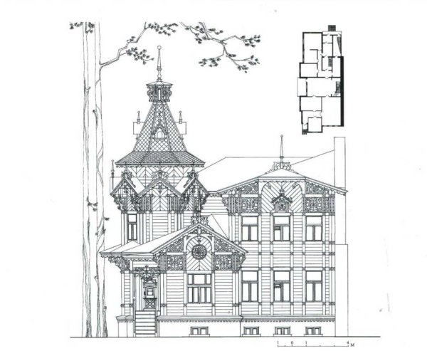 Томск дом купца Голованова скетч