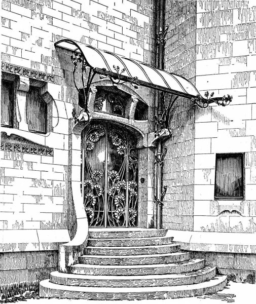 Кованые ворота архитектора Шехтеля