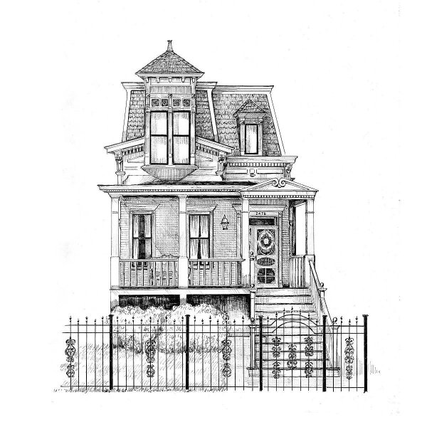 Рисование экстерьера архитектурных сооружений