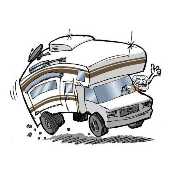 Раскраска дом на колесах