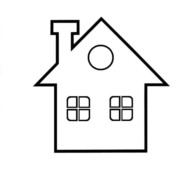 Домик рисунок