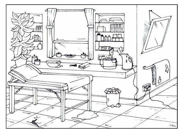 Домашние опасности раскраски для детей