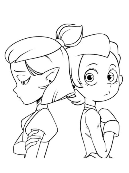 Луз раскраска