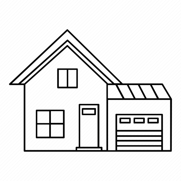 Garage in the House раскраска