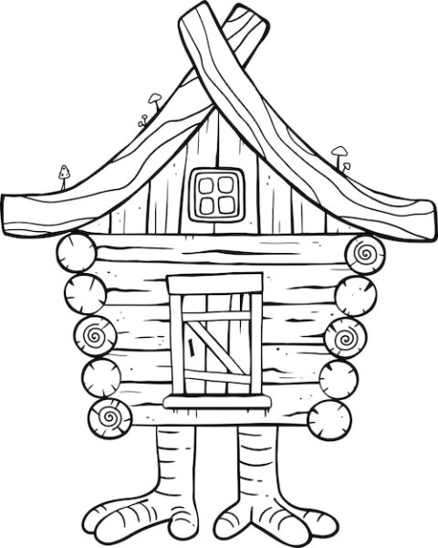 Избушка картинка