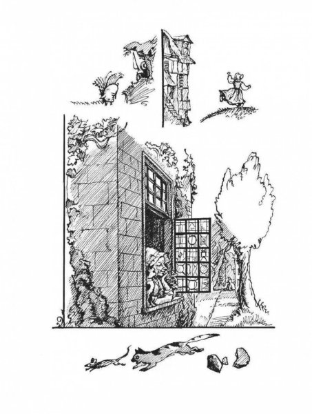 Дом который построил Джек Маршак иллюстрации