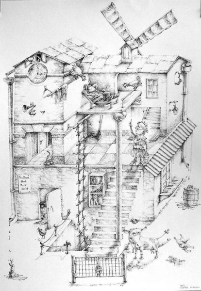 Дом который построил Джек иллюстрации