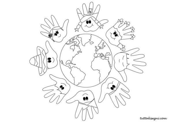 Раскраски по толерантности