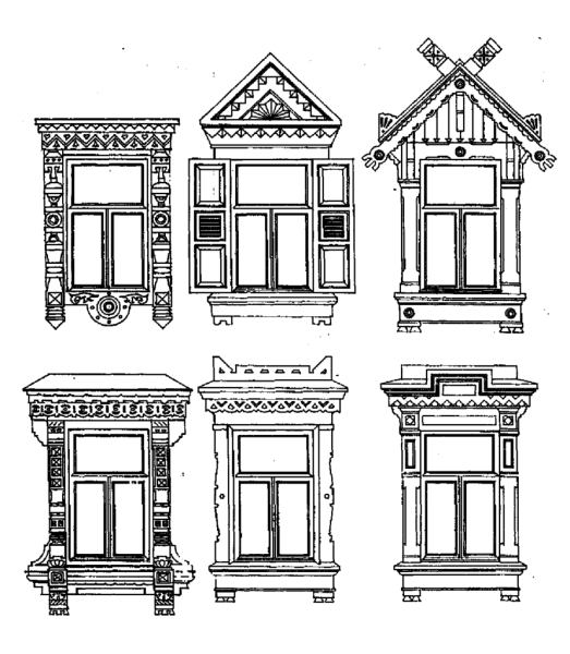 Элементы деревянного зодчества