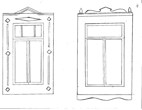 Наличники на окна рисунок