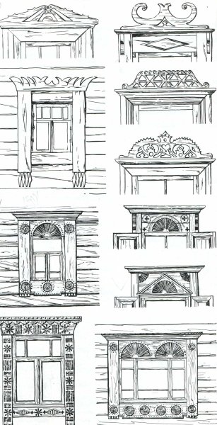 Наличник архитектурные элементы