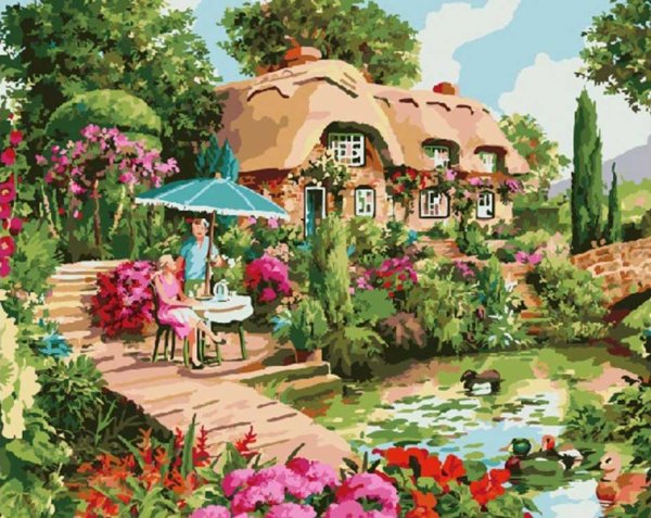 Домик с садом у моря