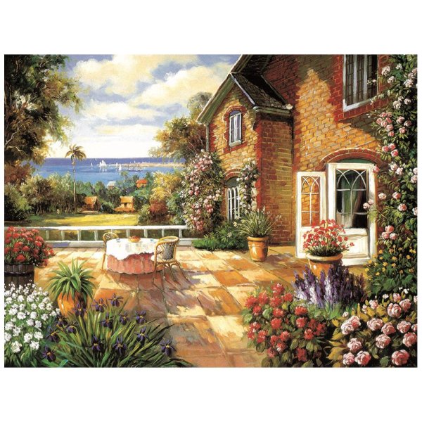 Картина по номерам «мой дом»