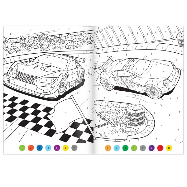 Раскраска по номерам