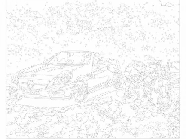 Рисование по номерам машины