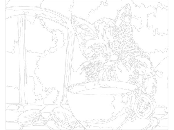 Картина по номерам раскраска