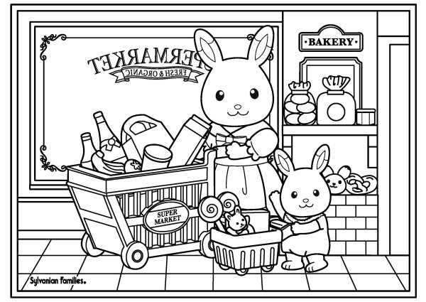 Раскраска Сильваниан Фэмили