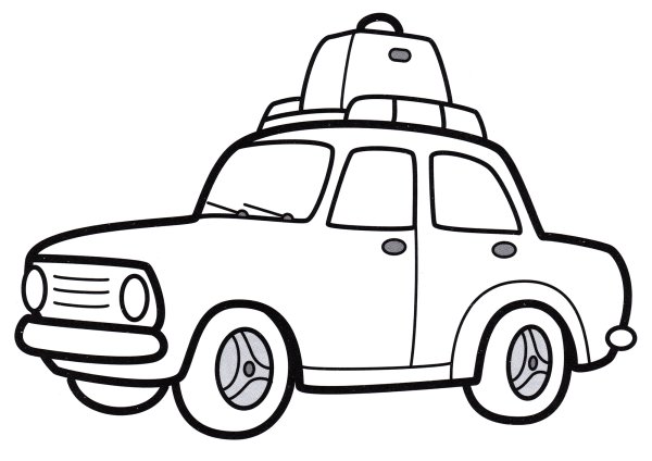 Раскраска машинки