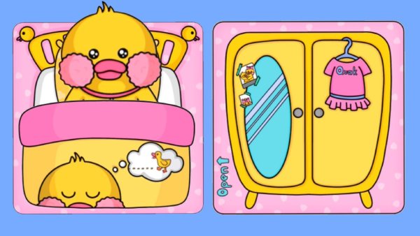 Бумажный домик для бумажных уточек