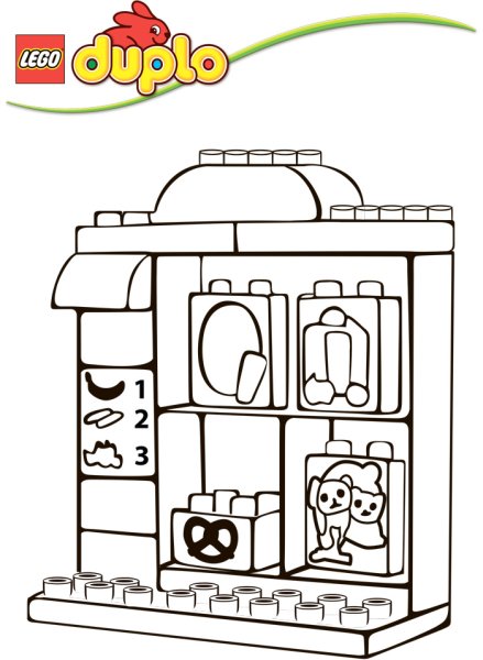 Раскраска LEGO Duplo