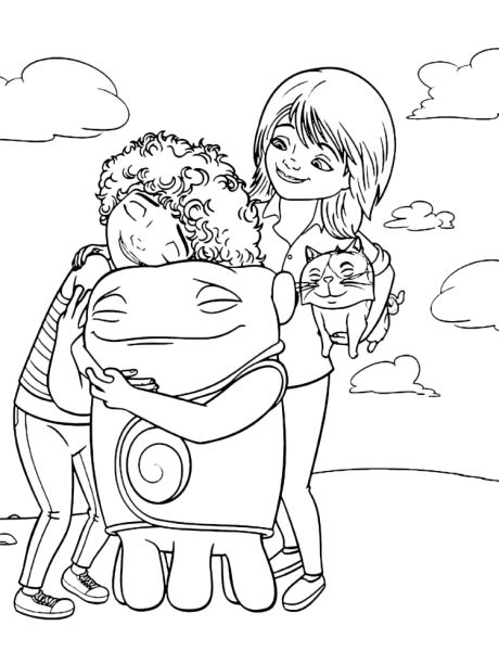 Раскраски дом мультфильм