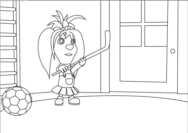 Комната барбоскиныхтраскраска