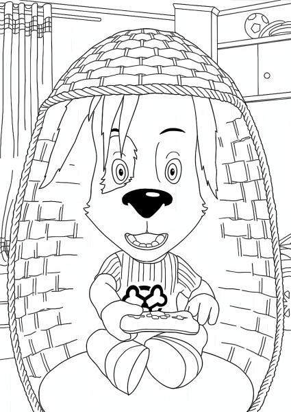 Раскраска Барбоскины дружок