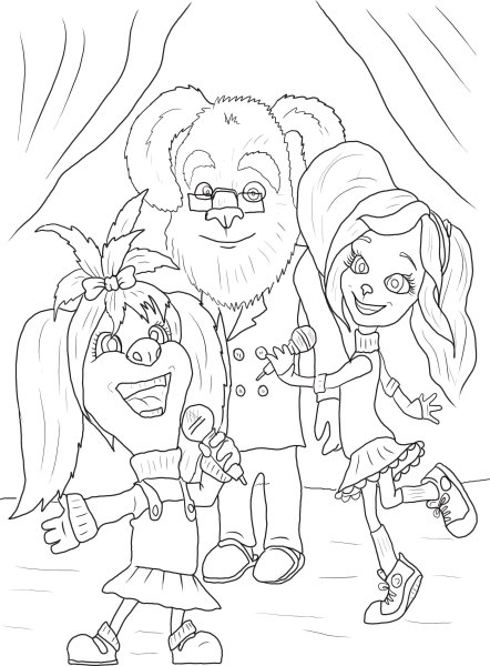 Раскраска "Барбоскины "