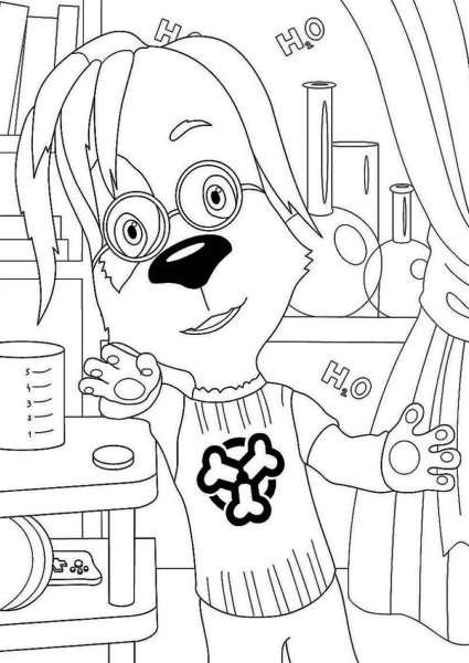 Раскраска Барбоскины Лиза