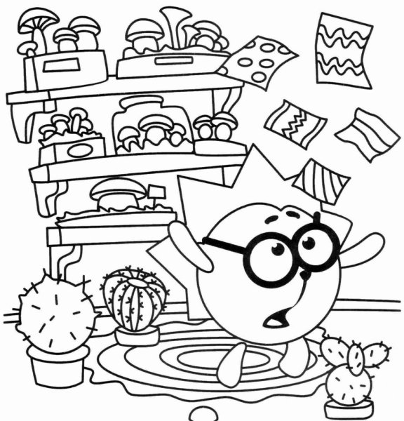 Раскраска «Смешарики»