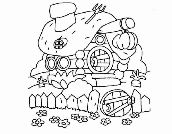 Смешарики домик Копатыча