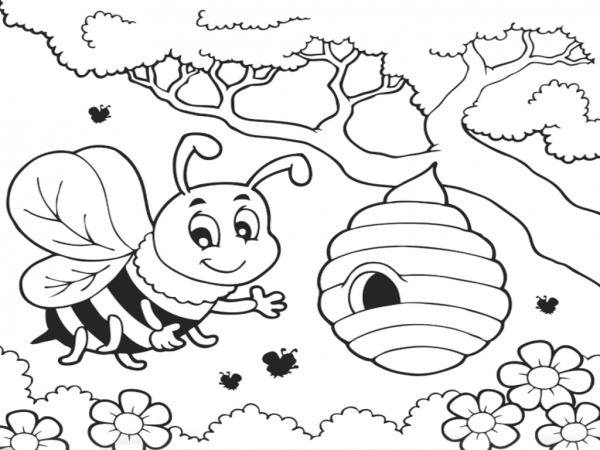 Улей для раскрашивания