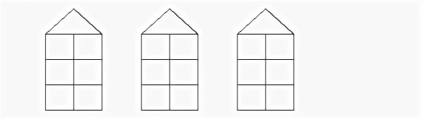Числовой домик пустой состав числа 5
