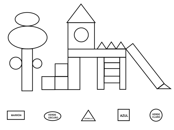 Рисунок из геометрических фигур 2 класс по математике