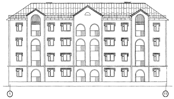 Многоэтажный дом раскраска