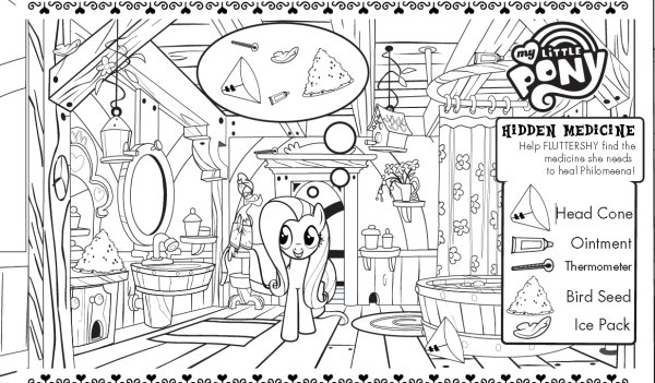 Пони задания для дошкольников