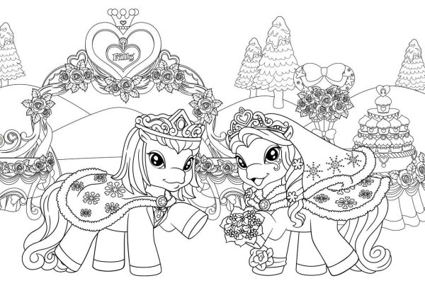 Раскраска лошадки Филли