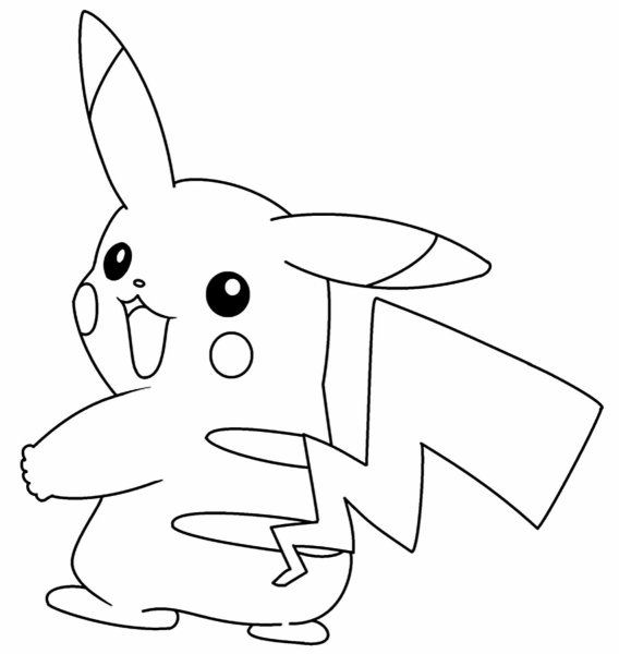 Раскраска покемон детектив Пикачу