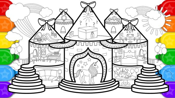 Раскраски ЛОЛ В домиках