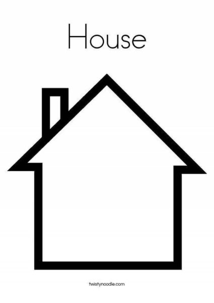 Домик рисунок