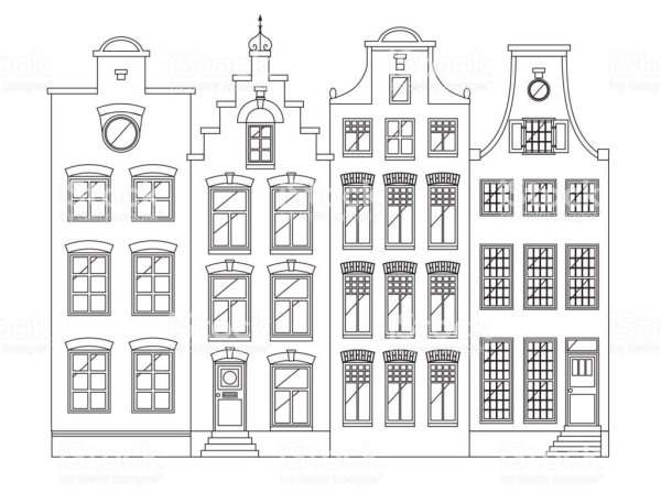 Голландский домик макет