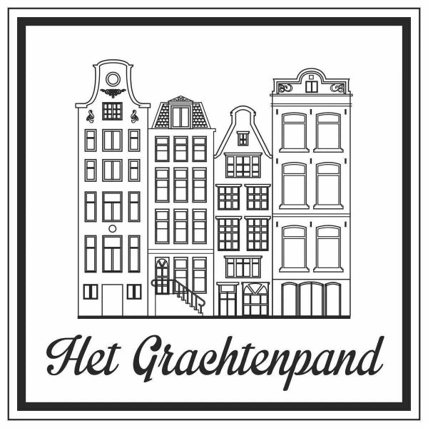 Голландские домики трафарет