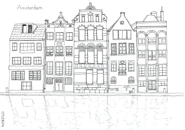 Раскраска Амстердам