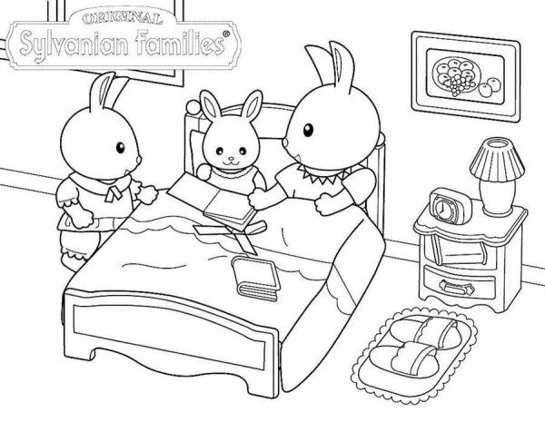 Сильвания Фэмили раскраска