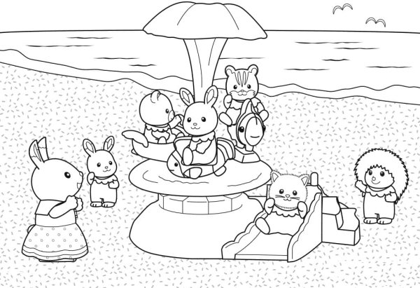 Раскраска Сильваниан Фэмили